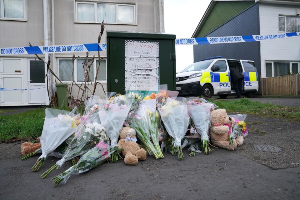 Flowers at the scene in Netherfield