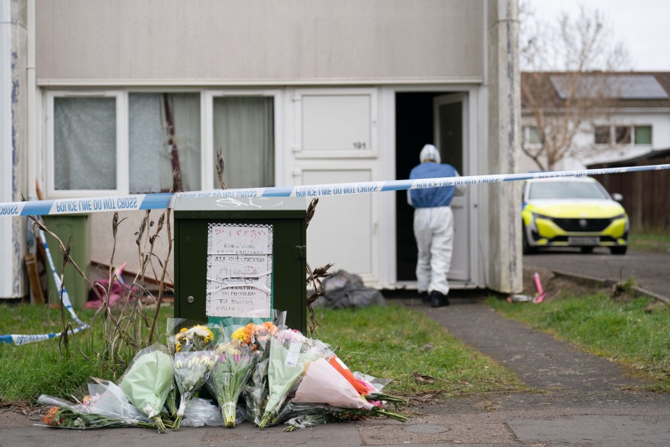 Locals have been paying tribute to the young girl