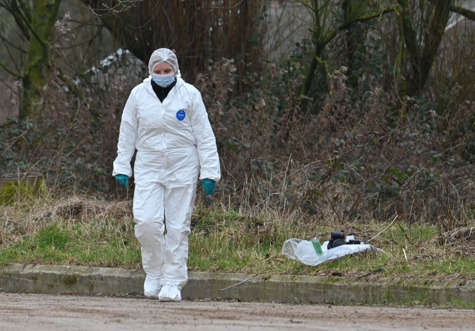 A car park was sealed off near where Nicola Bulley disappeared