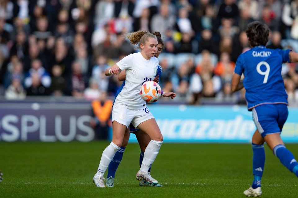 Katie Robinson and Jess Park also shone for Sarina Wiegman's side with the team facing Belgium next