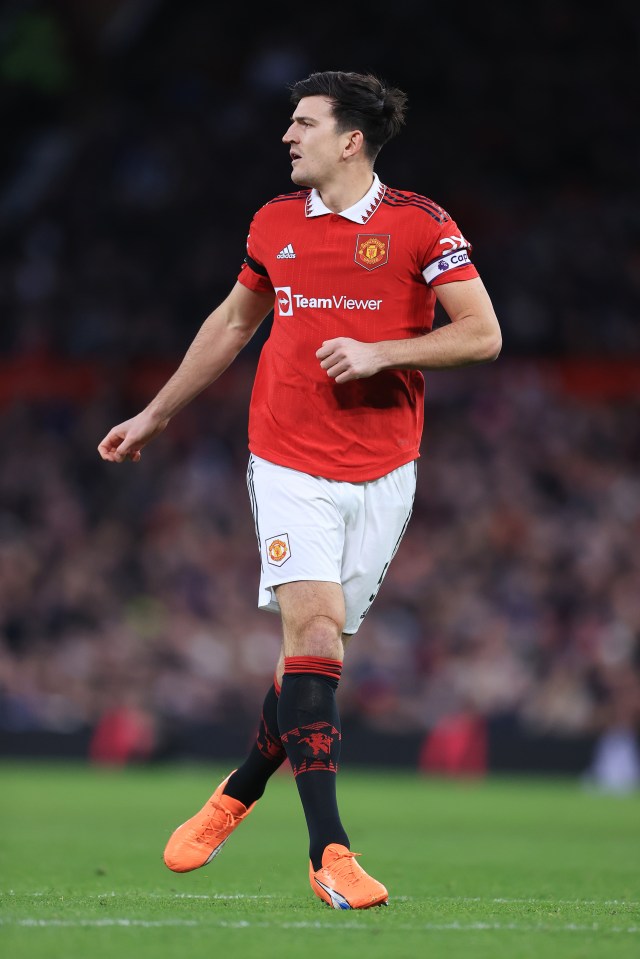 Manchester United captain Harry Maguire has fallen down the pecking order at centre-back