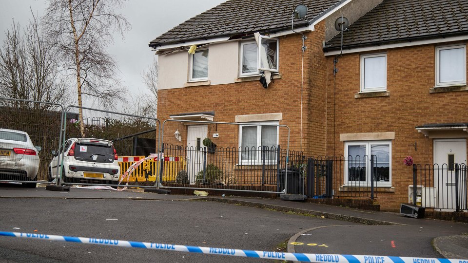 Two teens were seriously injured in a suspected gas explosion last night