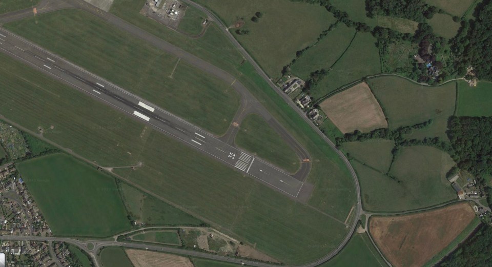 The catch? It's right next to the main Cardiff Airport runway