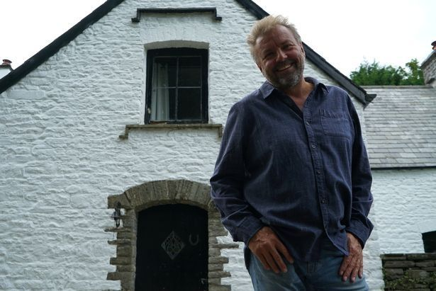 His Rhondda farmhouse which he turned into an Airbnb