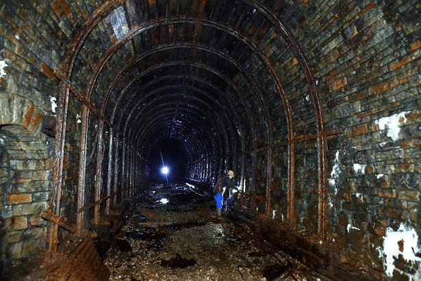 The Rhondda Tunnel which Martin wants to reopen for tourists