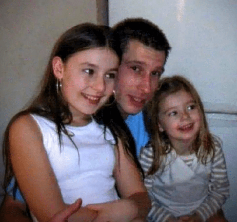 Stephanie with Robert and her younger sister Charlotte