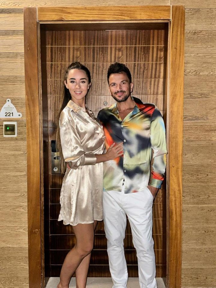 The pair stayed in a villa in Dubai