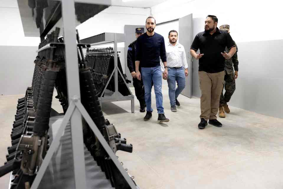 President Nayib Bukele was given a tour of the high-tech facility