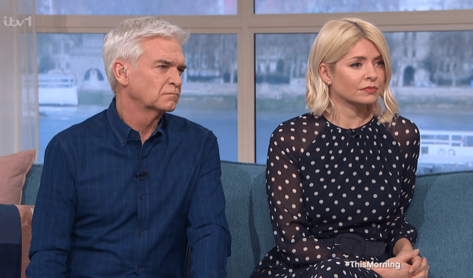 Phillip Schofield and Holly Willoughby comforted agony aunt Vanessa on the show