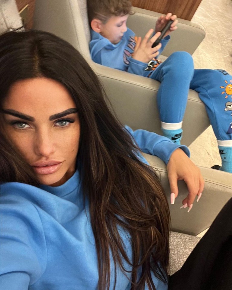 Katie Price has jetted off on holiday with her kids