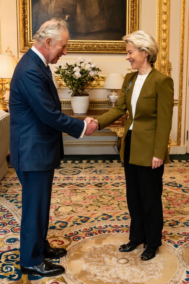 No 10 insiders claim the meeting between the King and Ursula von der Leyen was requested by the EU Commission president herself