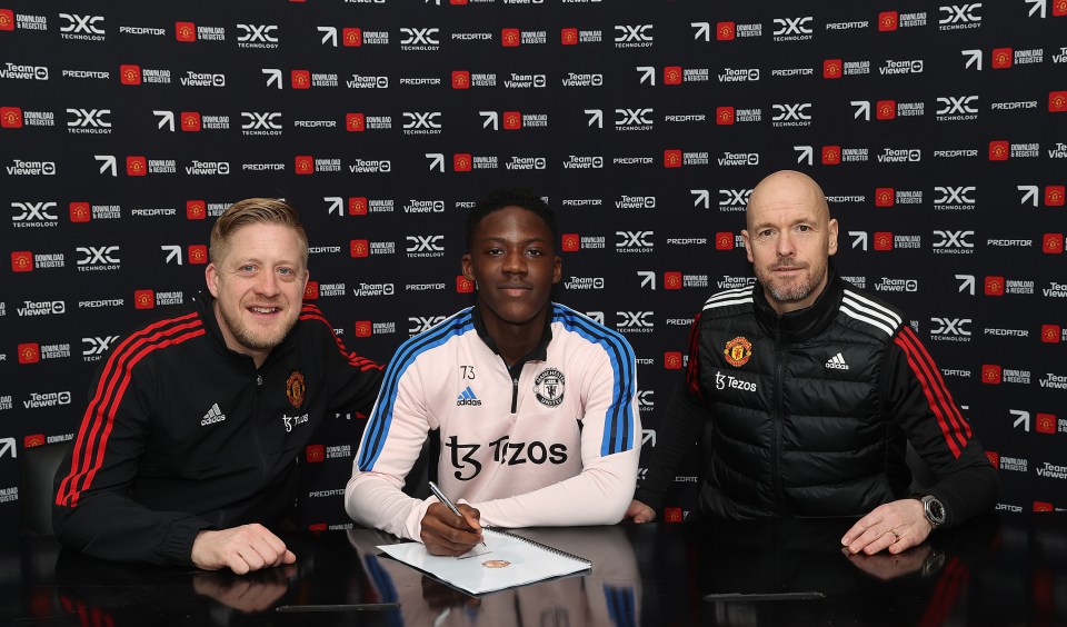 Back in February, Mainoo signed a new longterm contract with the club