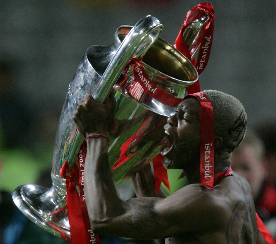 Cisse scored in Liverpool's penalty shootout win over AC Milan in 2005