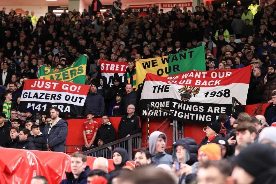 United fans have protested against the Glazers