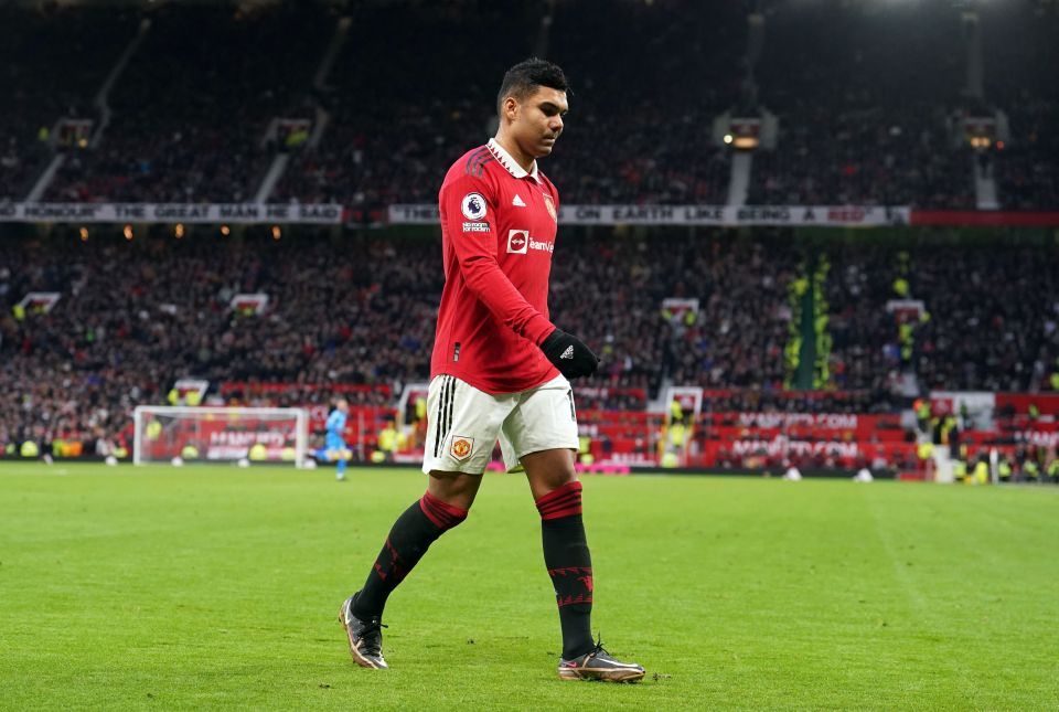 Manchester United's Casemiro may still be suspended for the Carabao Cup final