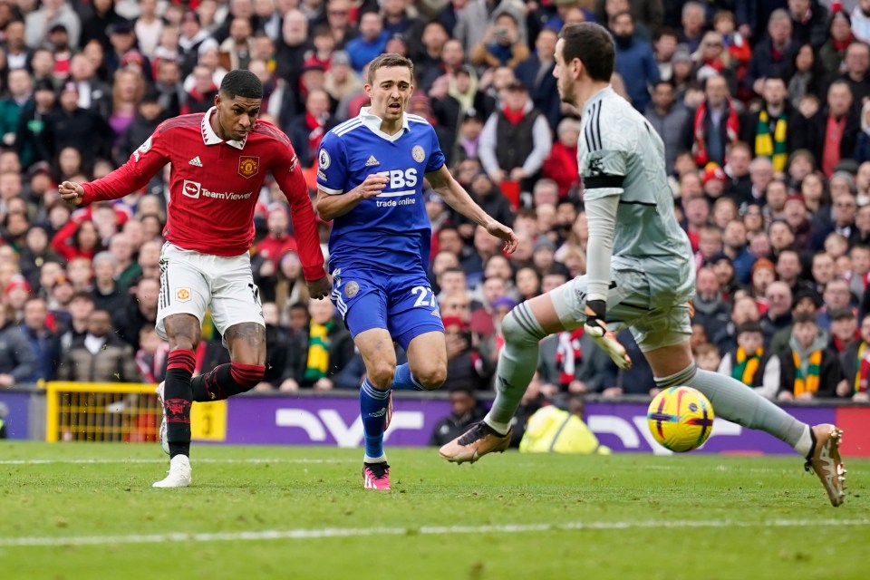 Rashford doubled United's lead with another ice-cool strike