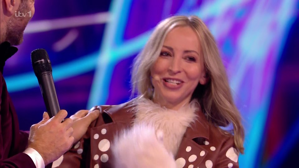 Natalie Appleton came in third place as Fawn