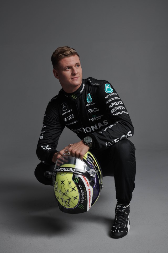 Mich Schumacher paid tributes to his father with his helmet choice