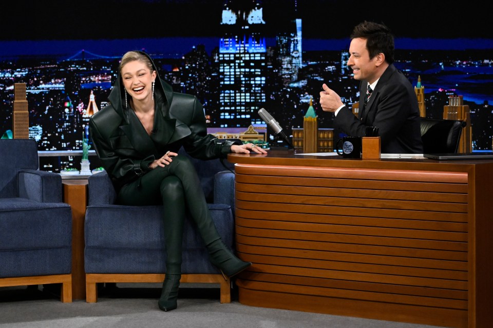 Gigi told The Tonight Show with Jimmy Fallon she likes to keep fit