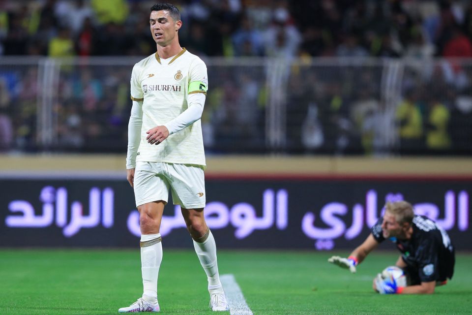 Cristiano Ronaldo has scored one goal in three games for Al-Nassr