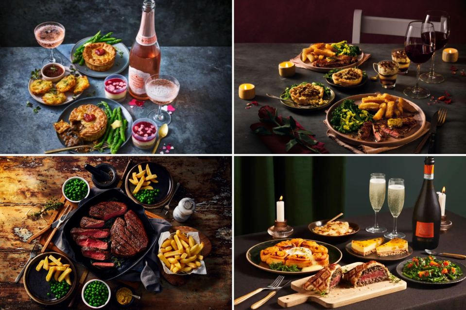 M&S is offering a Valentine's Day meal for two for only £20