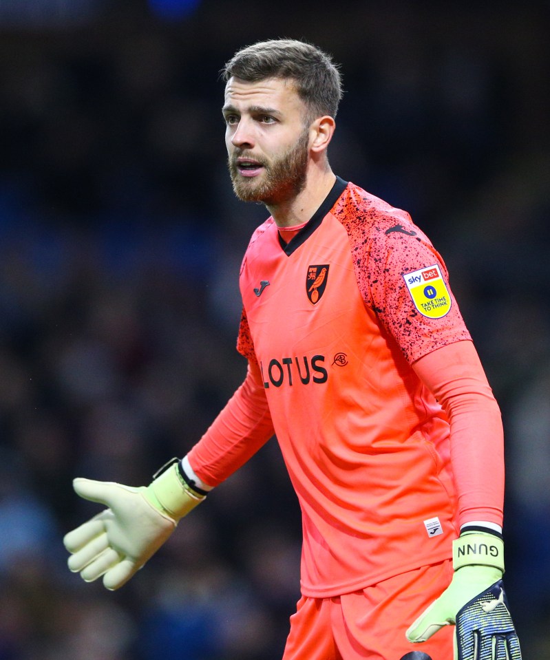 Angus Gunn could be on his way to Rangers