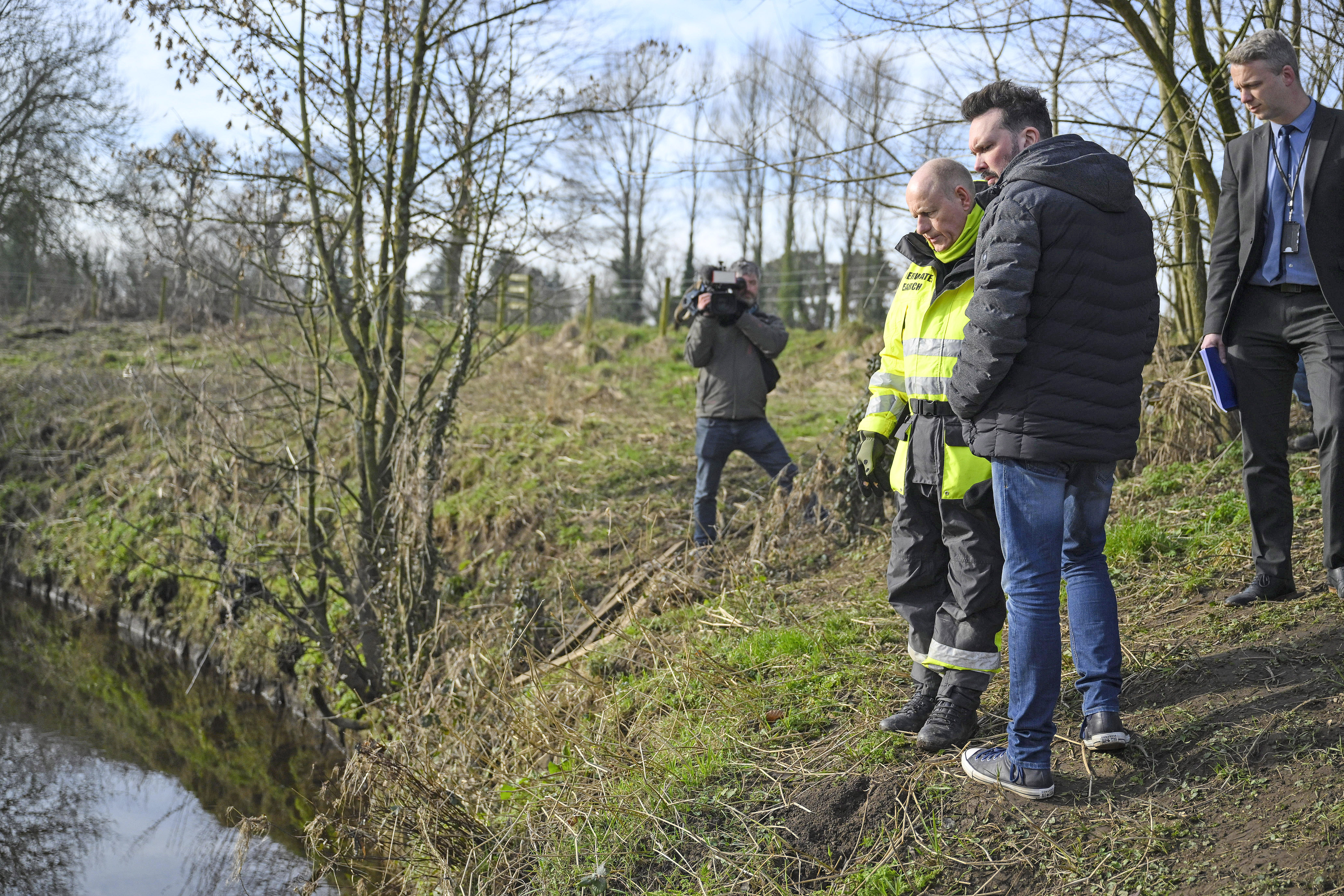 Nicola's partner Paul Ansell visited the scene this morning