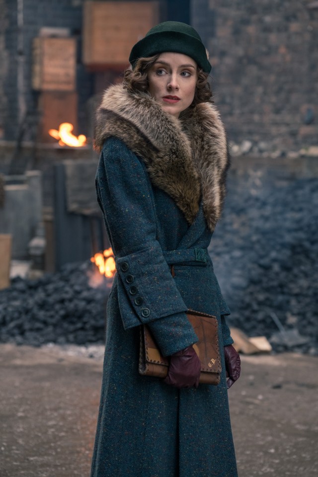 Sophie Rundle, who plays Ada Shelby, in Peaky Blinders