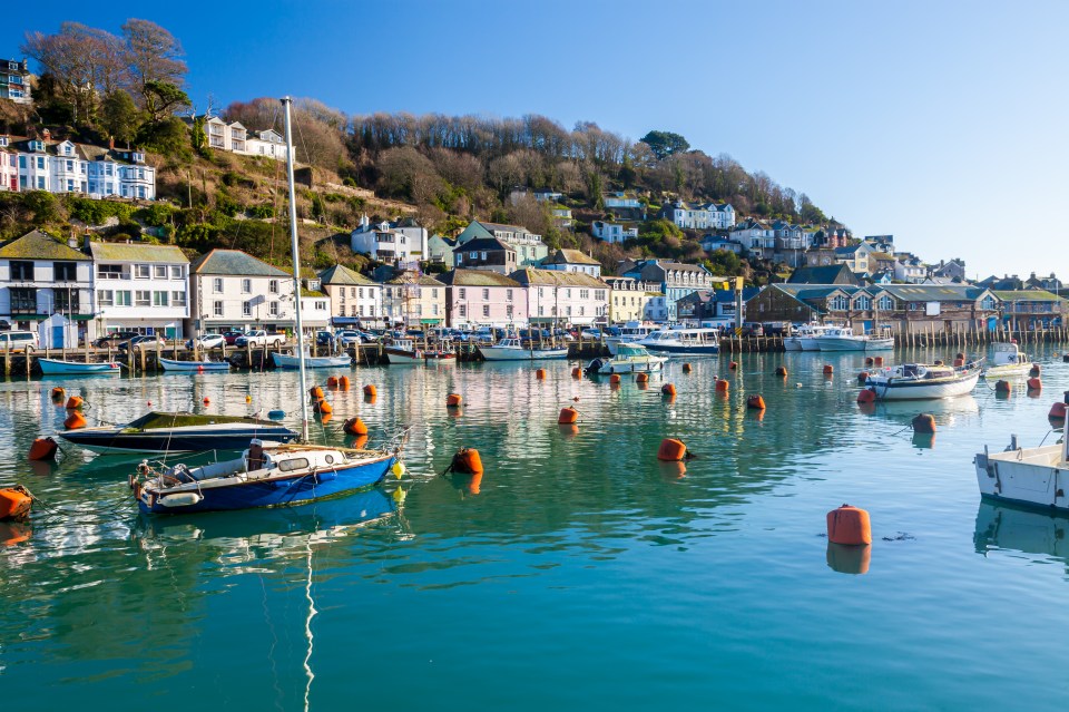 The picturesque coastal town of Looe in Cornwall