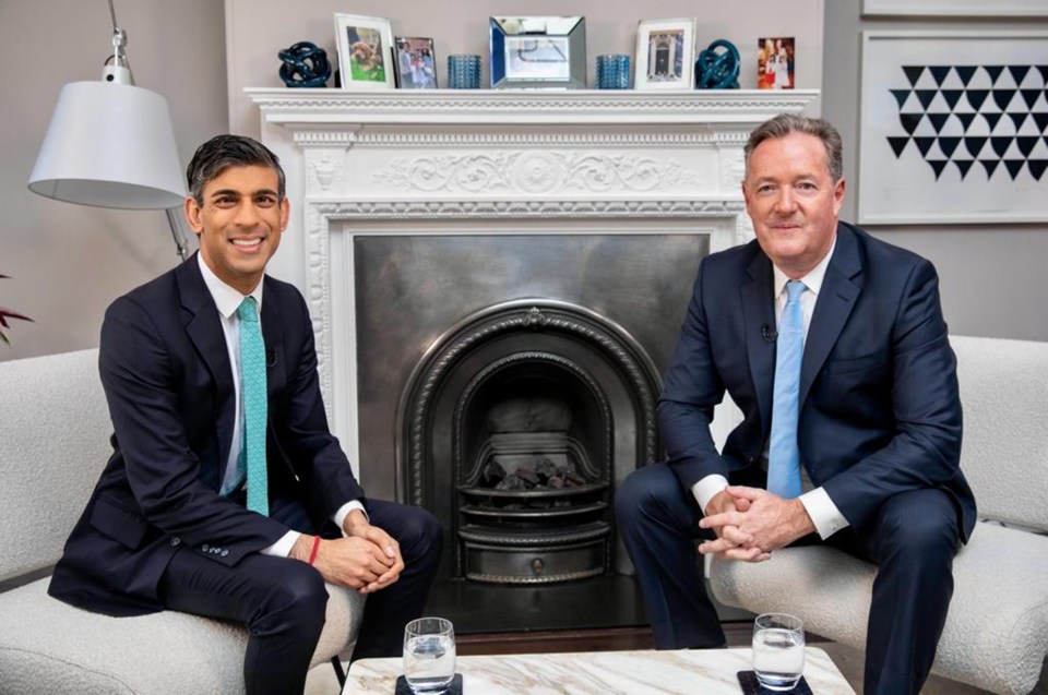 RISHI Sunak declared 'biological sex really matters' in his chat with Piers Morgan