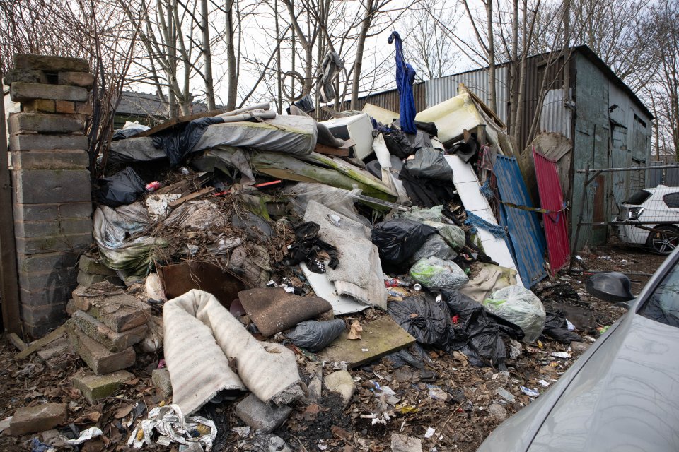 Sladefield Road in Birmingham has become a magnet for fly-tippers