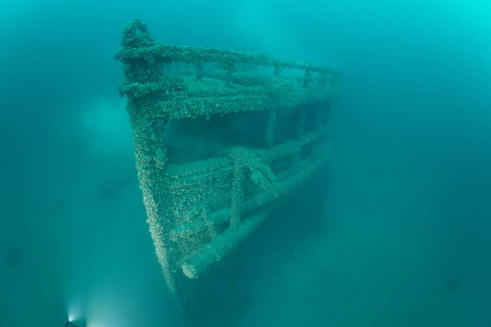 The ship is crammed with perfectly-preserved relics from the 1850s