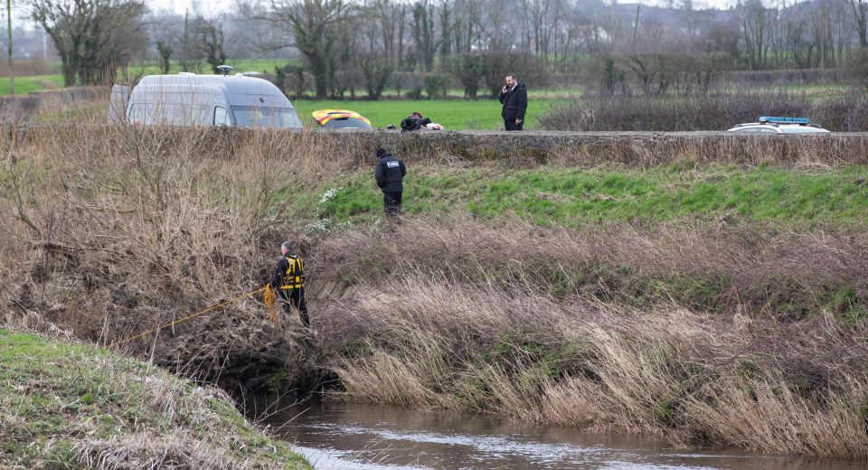 Police raced to the scene after receiving a tip from two dog walkers