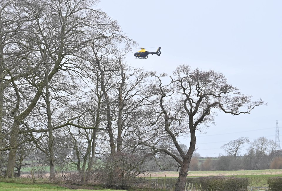 Witnesses saw the blue and yellow aircraft on Saturday afternoon near Shard Bridge, in Hambleton