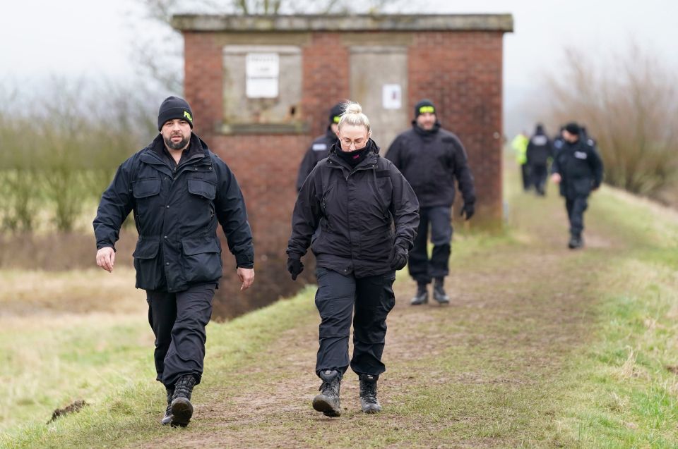 Police officers in St Michael’s on Wyre