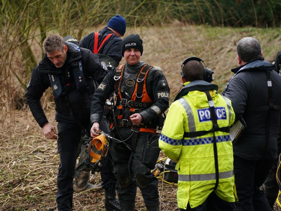 Cops believe she fell into the river