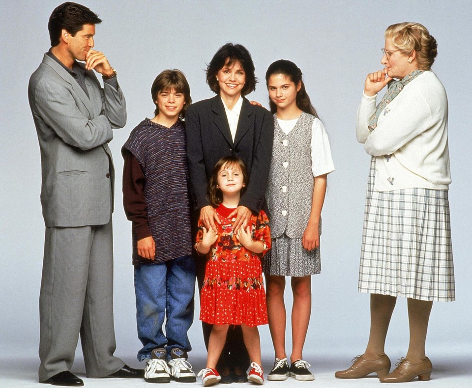 Lisa (second from right) played eldest daughter Lydia in the hit film