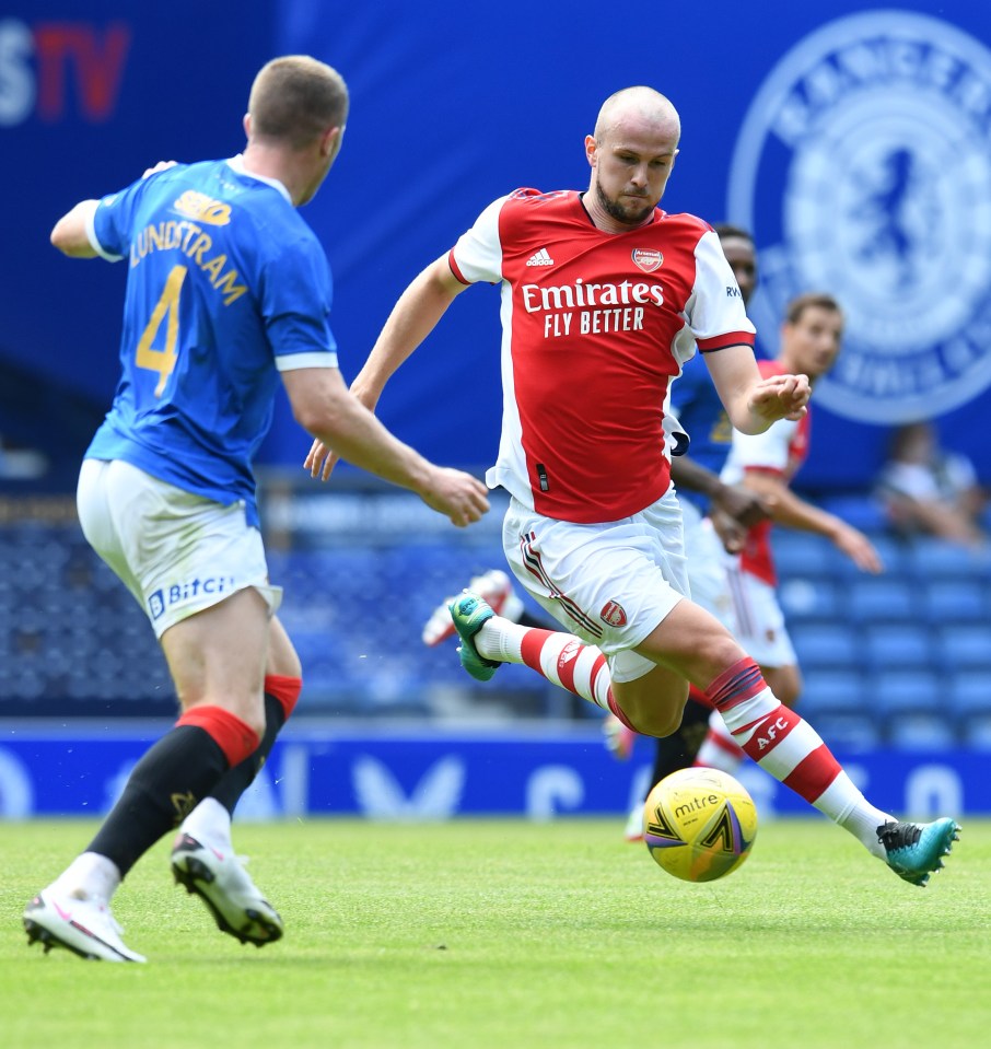 He sported a shaven head and a beard against Rangers in pre-season