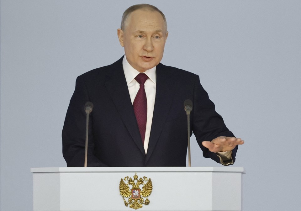 Putin delivers his state of the nation address days before the first anniversary of his war in Ukraine