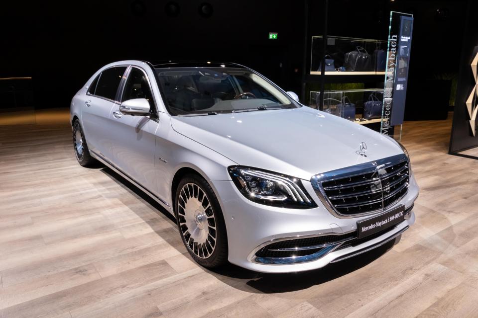 Class act... a Mercedes Maybach S560 4MATIC car