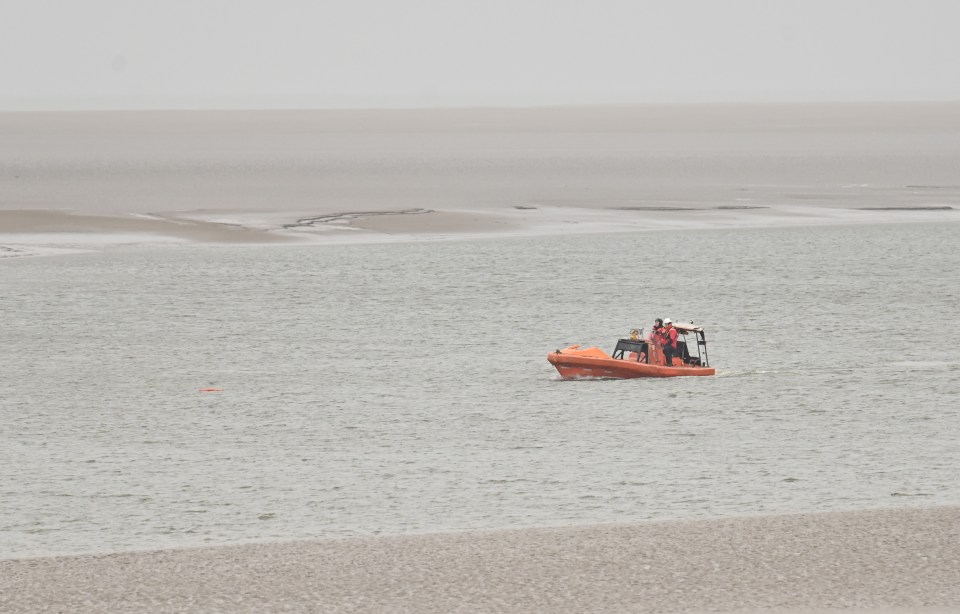 The search was widened as far as Morecambe Bay, Fleetwood without success