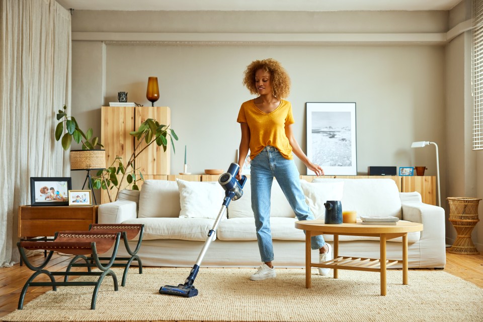 Treat hoovering like a workout - it can really burn those calories