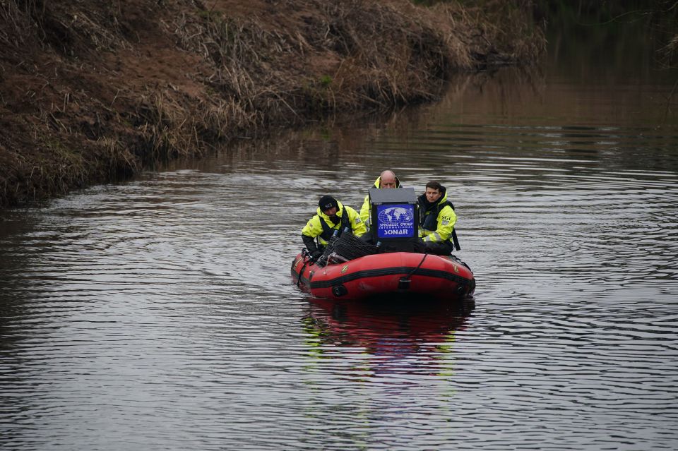 Divers have searched the river for days without success