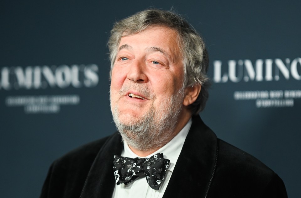 Stephen Fry was wrongly accused of cracking misogynistic and racist jokes