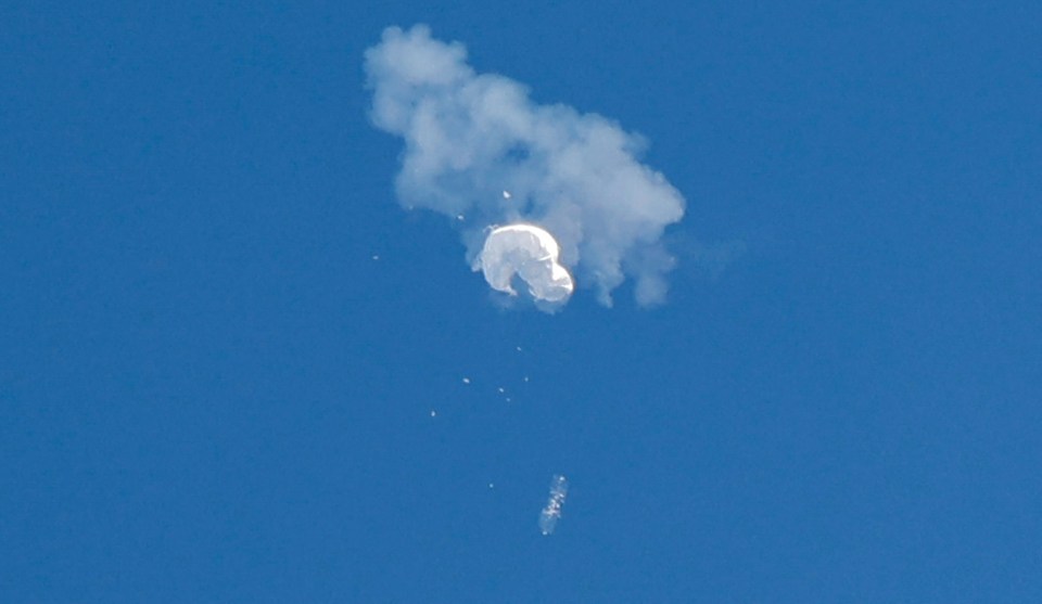 A Chinese spy balloon lurking above US nuke bases was shot down by the US military earlier this month