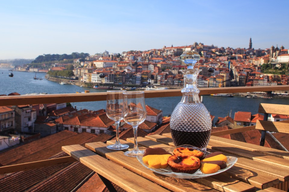 Angel’s Share rooftop bar in Porto has stunning views of the Douro River below