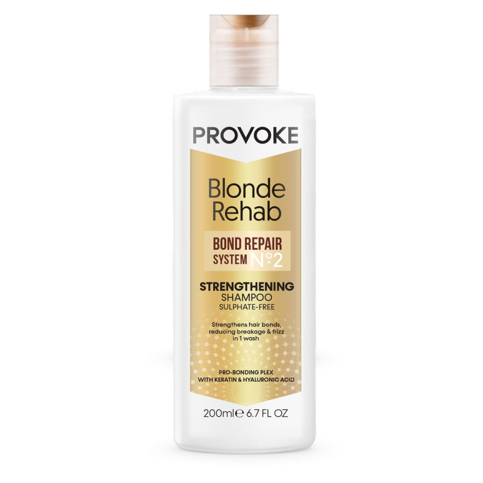 Provoke Blonde Rehab Bond Repair No.2 strengthening shampoo, 200ml for £5