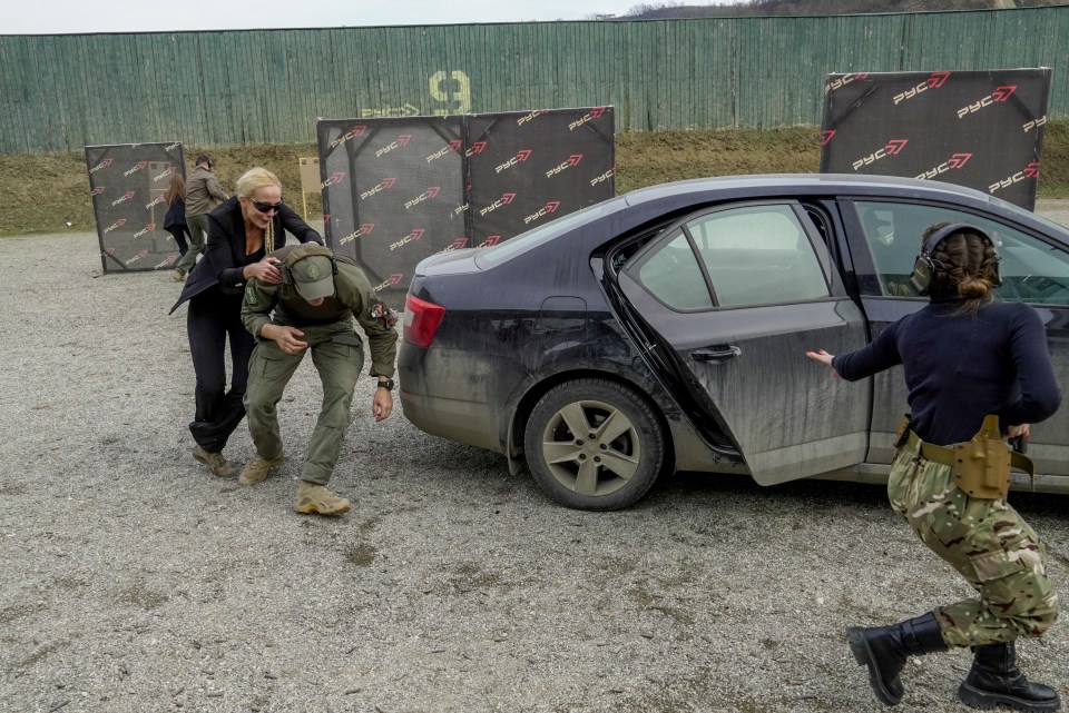 Training included being shown how to protect a VIP vehicle