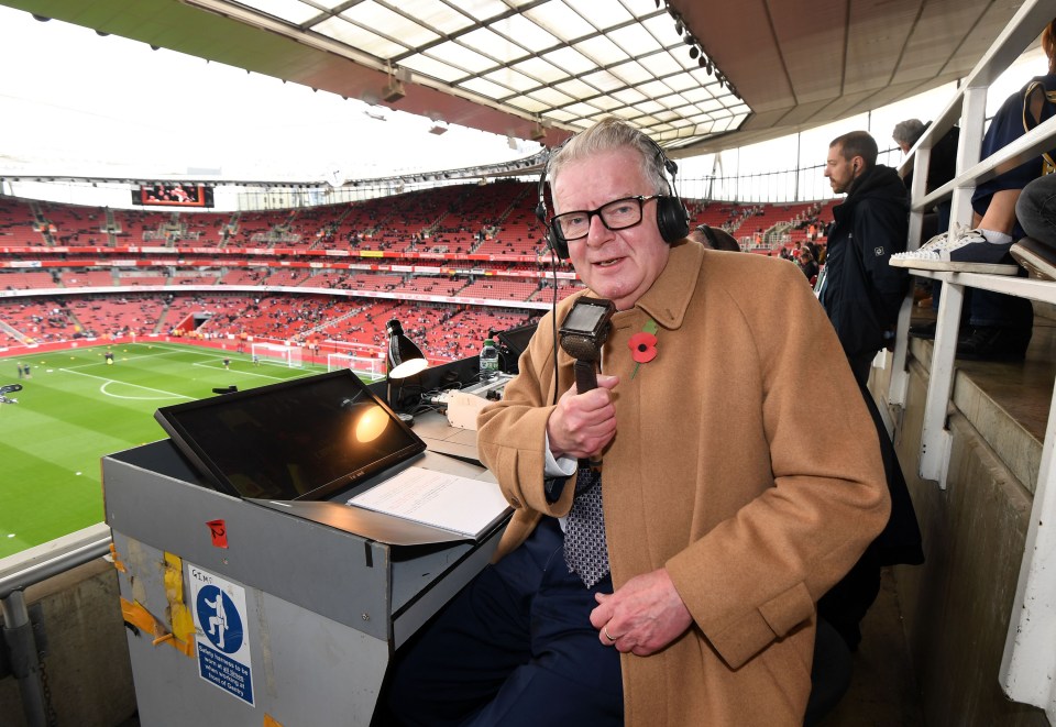 And in his final season for the BBC at Arsenal in 2021