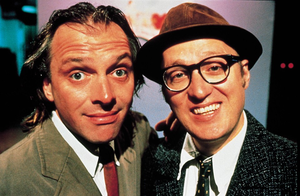 Rik Mayall and Ade Edmondson in comedy Bottom